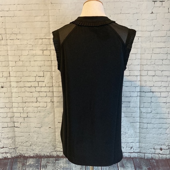 Soft Surroundings Nyssa Tank ruffle detail Size Medium elevated basic capsule - Picture 10 of 15